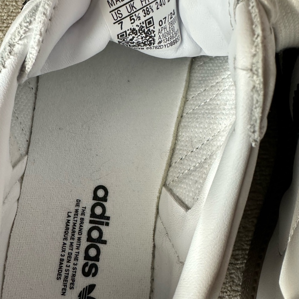 Adidas Samba White Black and Brown Sneakers - Picture 3 of 6